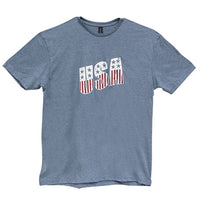 Thumbnail for USA Stars & Stripes T-Shirt Heather Indigo Small