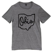 Ohio T-Shirt Heather Graphite Medium - The Fox Decor