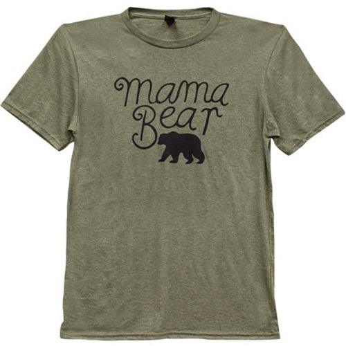 Mama Bear T-Shirt Olive Green XL - The Fox Decor