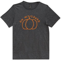 Oh My Gourd T-Shirt Heather Dark Gray Large - The Fox Decor
