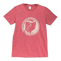 Distressed Ohio T-Shirt Heather Red XL - The Fox Decor