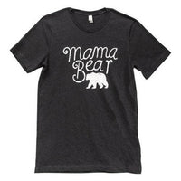 Mama Bear T-Shirt Black Heather Large - The Fox Decor