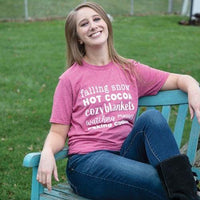 Falling Snow T-Shirt Small - The Fox Decor