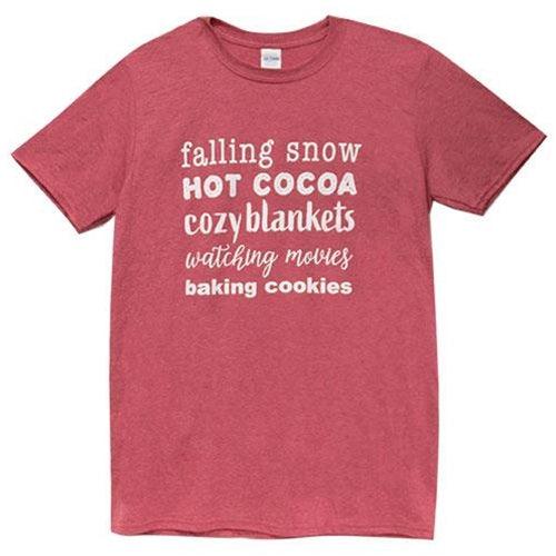 Falling Snow T-Shirt Small - The Fox Decor