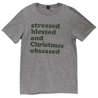 Christmas Obsessed T-Shirt Medium - The Fox Decor