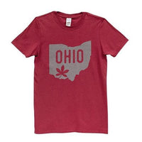 Buckeye Leaf Ohio T-Shirt Small - The Fox Decor