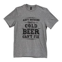 Thumbnail for Ain't Nothing That A Cold Beer Can't Fix T-Shirt Heather Graphite Medium