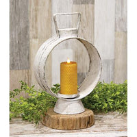 Wrapped Honeycomb LED Pillar 2 x 4 - The Fox Decor