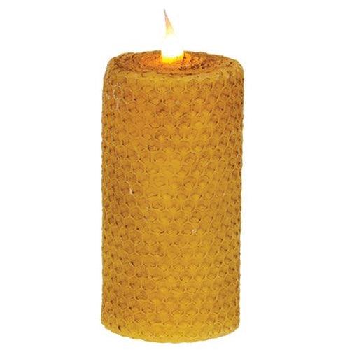 Wrapped Honeycomb LED Pillar 2 x 4 - The Fox Decor