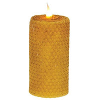 Wrapped Honeycomb LED Pillar 2 x 4 - The Fox Decor
