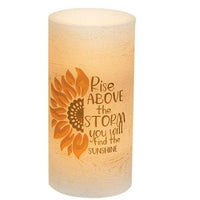Sunflower LED PIllar 3x6 3 Asstd - The Fox Decor