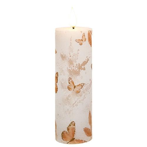 Apricot Breeze Butterfly Timer Pillar 2x6 - The Fox Decor