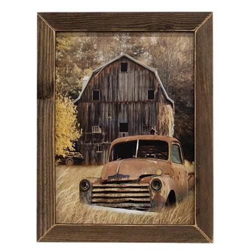 Retired Truck Framed Print - The Fox Decor
