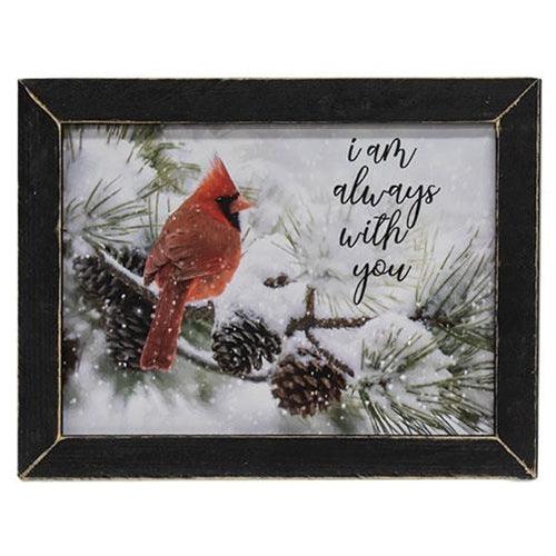 Always With You Cardinal Framed Print - The Fox Decor