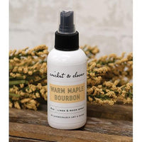 Warm Maple Bourbon Linen Room Spray - The Fox Decor
