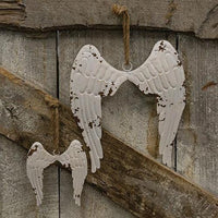 Shabby Chic Hanging Angel Wings Small - The Fox Decor