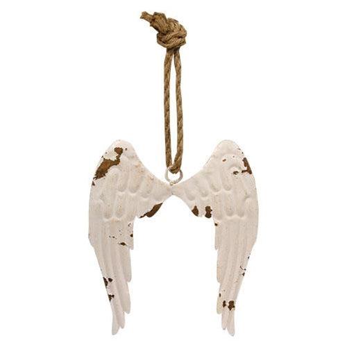 Shabby Chic Hanging Angel Wings Small - The Fox Decor