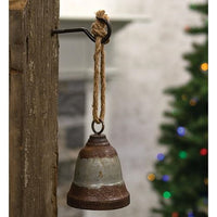 Thumbnail for Distressed Rusty Metal Bell Ornament - The Fox Decor