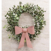 Red & White Striped Hanging Bow - The Fox Decor
