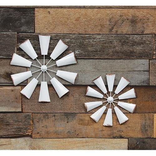 Shabby Chic Metal Hanging Windmill 825 - The Fox Decor