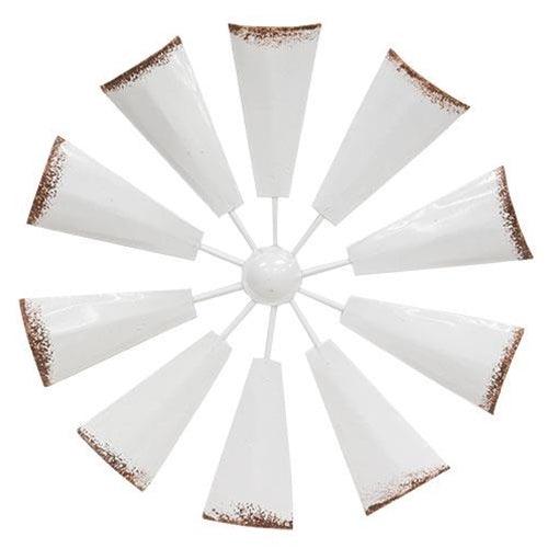 Shabby Chic Metal Hanging Windmill 825 - The Fox Decor