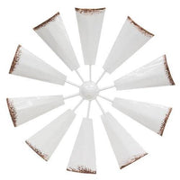 Shabby Chic Metal Hanging Windmill 825 - The Fox Decor