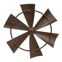 Rustic Hanging Windmill 725 - The Fox Decor