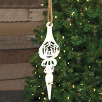 Distressed Metal Nativity Silhouette Hanger - The Fox Decor