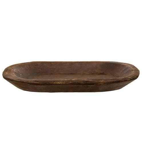 Medium Carved Wood Tray - The Fox Decor