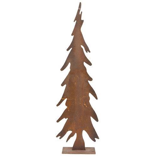 Rusty Metal Primitive Christmas Tree 28 - The Fox Decor