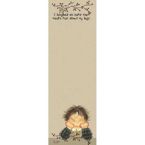 Laughed So Hard Long Notepad - The Fox Decor