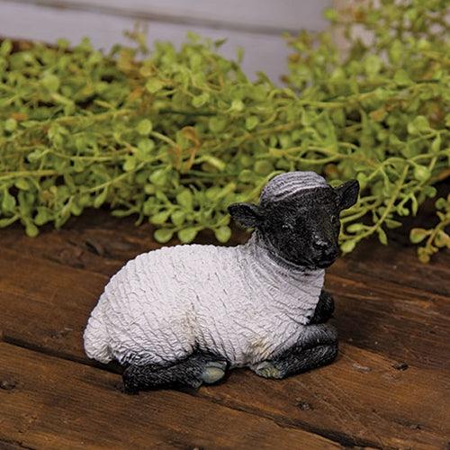 Right Laying Resin Sheep - The Fox Decor
