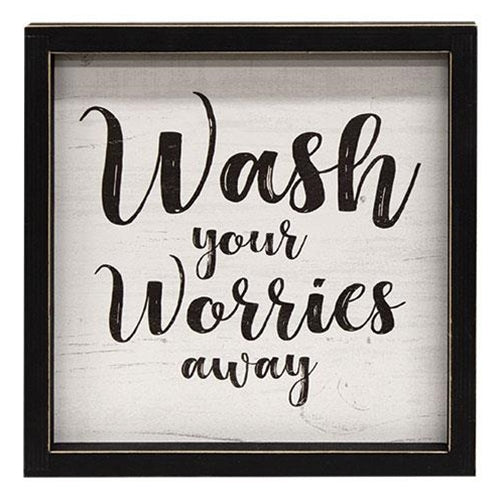 Wash Your Worries Away Framed Print - The Fox Decor