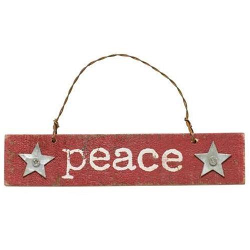3 Set Joy Peace Believe Ornaments - The Fox Decor