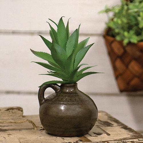 Brown Porcelain Jug with Handle - The Fox Decor