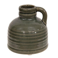 Small Dark Blue Porcelain Jug w Handle - The Fox Decor