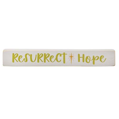 Resurrect Hope Painted Wood Block 12 - The Fox Decor