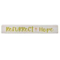 Resurrect Hope Painted Wood Block 12 - The Fox Decor