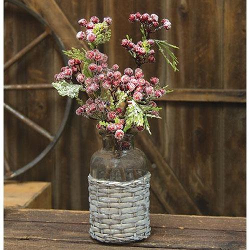 Willow Glass Bottle - 8 - The Fox Decor