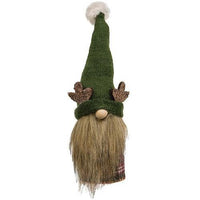 Green Reindeer Gnome Felted Sitter - The Fox Decor