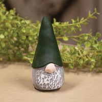 Small Green Hat Resin Gnome - The Fox Decor
