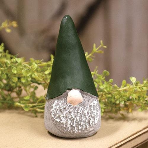 Tall Green Hat Resin Gnome - The Fox Decor