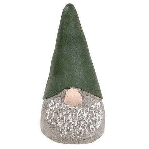 Tall Green Hat Resin Gnome - The Fox Decor