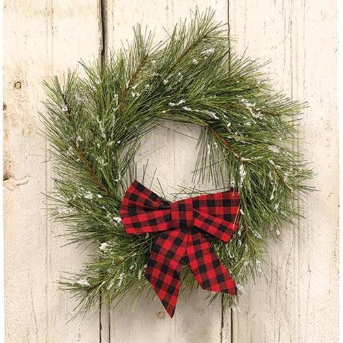Red & Black Plaid Bow Ornament - The Fox Decor