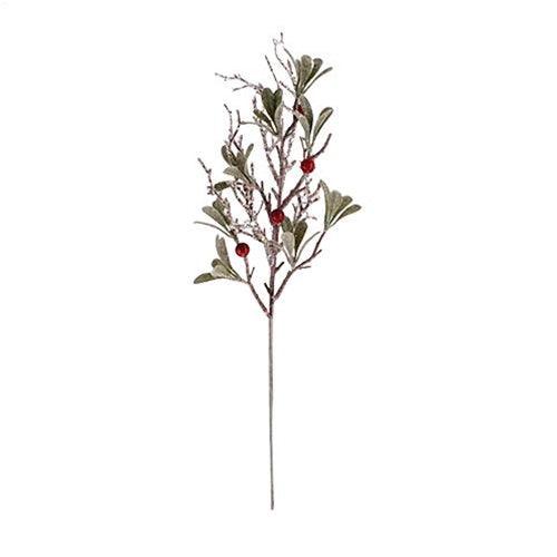 Holly Leaves and Berry Spray - The Fox Decor