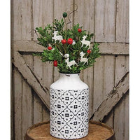 Small Red Jingle Bell & Deer Pick 1175 - The Fox Decor