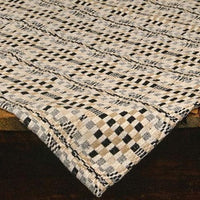 Gray Black Cream Shadowbrook Table Square - The Fox Decor