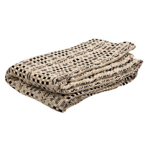 Gray Black Cream Shadowbrook Throw - The Fox Decor