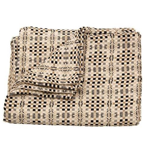 Gray Black Cream Shadowbrook Throw - The Fox Decor