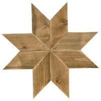 Wooden LeMoyne Star 3 Asstd - The Fox Decor